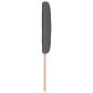Preview: LED Kopfteil Rautenmuster Dunkelgrau 90 cm Stoff