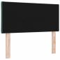 Preview: LED Kopfteil Diamantblockdesign Dunkelgrün 90 cm Samt