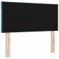 Preview: LED Kopfteil Diamond Blocks Design Dunkelblau 90 cm Samt