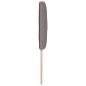 Preview: LED Kopfteil Rautenmuster Taupe 100 cm Stoff