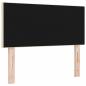 Preview: LED Kopfteil Rautenmuster Creme 100 cm Stoff