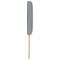 Preview: LED Kopfteil Rautenmuster Hellgrau 144 cm Stoff