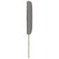 Preview: LED Kopfteil Rautenmuster Taupe 144 cm Stoff