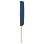 Preview: LED Kopfteil Rautenmuster Blau 144 cm Stoff