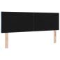 Preview: LED Kopfteil Rautenmuster Blau 144 cm Stoff
