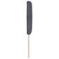 Preview: LED Kopfteil Diamantblock Design Dunkelgrau 160 cm Samt