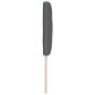 Preview: LED Kopfteil Rautenmuster Dunkelgrau 180 cm Stoff