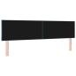 Preview: LED Kopfteil Diamantblöcke Design Dunkelblau 180 cm Velvet
