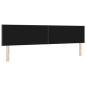 Preview: LED Kopfteil Rautenmuster Dunkelgrau 200 cm Stoff