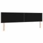 Preview: LED Kopfteil Rautenmuster Taupe 200 cm Stoff