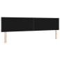 Preview: LED Kopfteil Diamantblock Design Dunkelgrau 200 cm Velvet