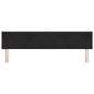 Preview: LED Kopfteil Diamantblöcke Design Schwarz 200 cm Samt