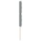Preview: LED Kopfteil Linien-Design Hellgrau 80 cm Stoff