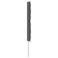 Preview: LED Kopfteil Linien-Design Dunkelgrau 72 cm Stoff