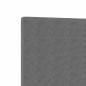 Preview: LED Kopfteil Hellgrau 100 cm Cordstoff