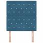 Preview: LED Kopfteil Dunkelblau 80 cm Velours