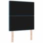 Preview: LED Kopfteil Dunkelblau 80 cm Velours