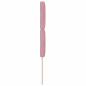 Preview: LED Kopfteil Rosa 100 cm Samt