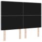 Preview: LED Kopfteil Dunkelgrau 80 cm Samt