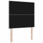 Preview: LED Kopfteil Hellgrau 90 cm Stoff