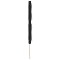 Preview: LED Kopfteil Schwarz 80 cm Stoff