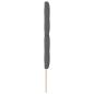 Preview: LED Kopfteil Dunkelgrau 100 cm Stoff