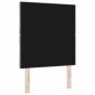 Preview: LED Kopfteil Diamantblock Design Dunkelgrau 80 cm Samt