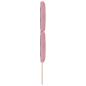 Preview: LED Kopfteil Diamantblock Design Rosa 80 cm Velours