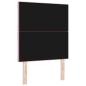 Preview: LED Kopfteil Diamantblock Design Rosa 80 cm Velours