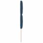 Preview: LED Kopfteil Rautenmuster Blau 90 cm Stoff