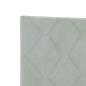 Preview: LED Kopfteil mit Diamantblockdesign, Hellgrau, 90 cm Samt