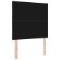 Preview: LED Kopfteil Rautenmuster Dunkelbraun 100 cm Stoff