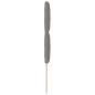 Preview: LED Kopfteil Rautenmuster Taupe 100 cm Stoff
