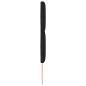 Preview: LED Kopfteil Rautenmuster Schwarz 144 cm Stoff