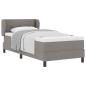 Preview: Boxspringbett mit Matratze Taupe 80x200 cm Stoff