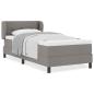 Preview: Boxspringbett mit Matratze Taupe 80x200 cm Stoff