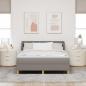 Preview: Boxspringbett mit Matratze Taupe 160x200 cm Stoff