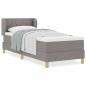 Preview: Boxspringbett mit Matratze Taupe 80x200 cm Stoff