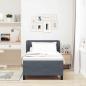 Preview: Boxspringbett mit Matratze Dunkelgrau 90x190 cm Samt