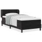 Preview: Boxspringbett mit Matratze Schwarz 90x190 cm Samt