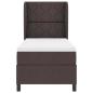 Preview: Boxspringbett mit Matratze Dunkelbraun 80x200 cm Stoff