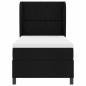 Preview: Boxspringbett mit Matratze Schwarz 100x200 cm Stoff