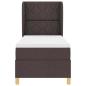 Preview: Boxspringbett mit Matratze Dunkelbraun 80x200 cm Stoff