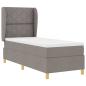 Preview: Boxspringbett mit Matratze Taupe 80x200 cm Stoff