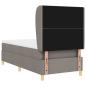 Preview: Boxspringbett mit Matratze Taupe 100x200 cm Stoff