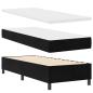 Preview: Boxspringbett mit Matratze Schwarz 80x200 cm Samt