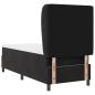 Preview: Boxspringbett mit Matratze Schwarz 80x200 cm Samt