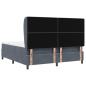 Preview: Boxspringbett mit Matratze Dunkelgrau 180x200 cm Samt