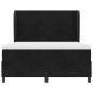 Preview: Boxspringbett mit Matratze Schwarz 140x190 cm Samt