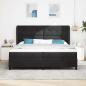 Preview: Boxspringbett mit Matratze Schwarz 200x200 cm Samt